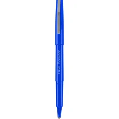 Pens|Pilot Fineliner Marker Pens, Fine Point, Blue Ink, Dozen (11014)