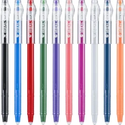 Pens|Pilot FriXion Ball ColorSticks Erasable Gel Pens, Fine Point, 0.7mm, Assorted Ink, 10/Pack (32454)