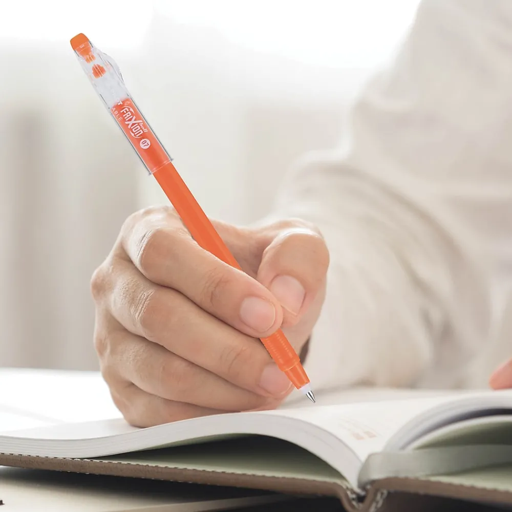 Pens|Pilot FriXion Ball ColorSticks Erasable Gel Pens, Fine Point, 0.7mm, Assorted Ink, 10/Pack (32454)