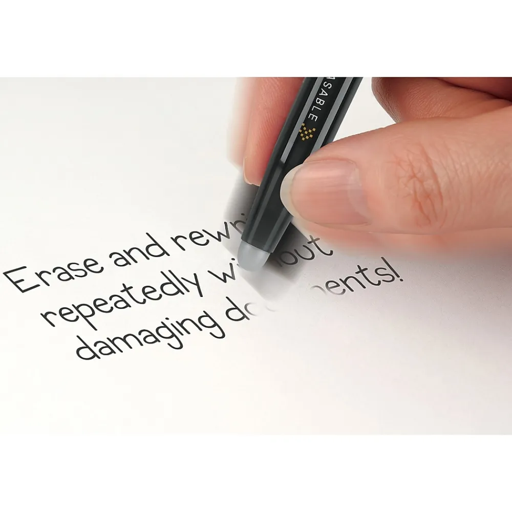 Pens|Pilot FriXion Ball Erasable Gel Pens, Fine Point, Ink, 3/Pack (31556) Black