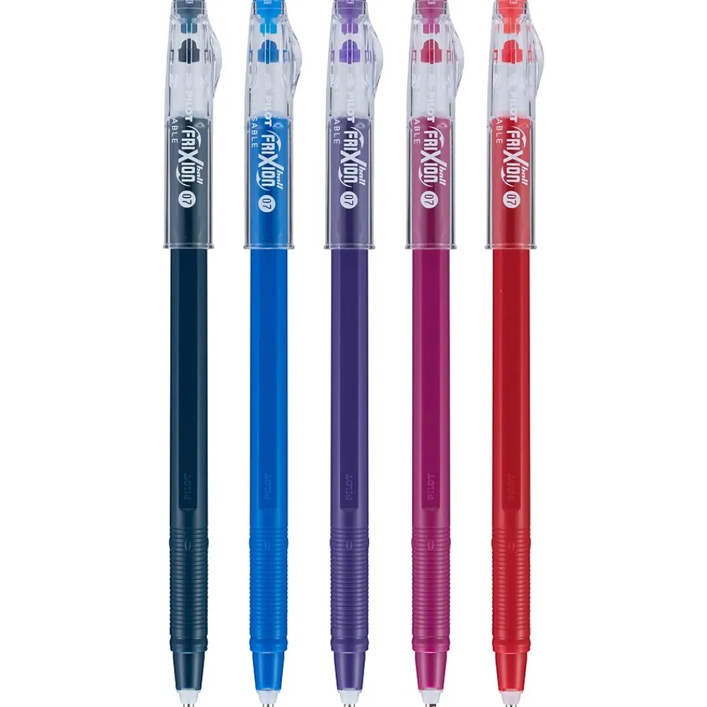 Pens|Pilot FriXion Colorsticks Erasable Gel Pens, Fine Point, Assorted Ink, 5/Pack (32443/15145)