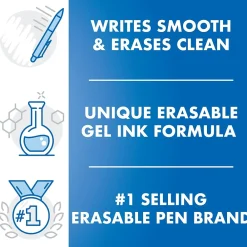 Highlighters|Pilot FriXion Light Erasable Highlighters, Chisel Tip, Assorted Ink, 3/Pack (46507)