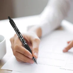 Pens|Pilot G2 Fashion Collection Retractable Gel Pens, Fine Point, Black Ink, 5/Pack (31373)