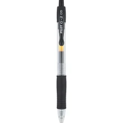 Pens|Pilot G2 Retractable Gel Pens, Extra Fine Point, 0.5mm, Ink, Dozen (31002) Black