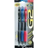 Pens|Pilot G2 Retractable Gel Pens, Fine Point, Assorted Ink, 3/Pack (31023)