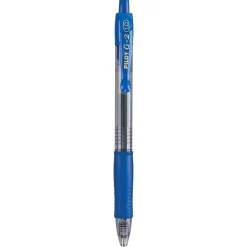 Pens|Pilot G2 Retractable Gel Pens, Bold Point, 1.0mm, Blue Ink, Dozen (31257)