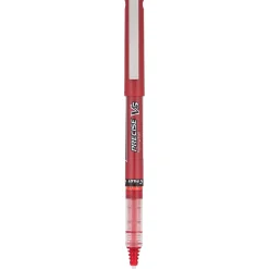 Pens|Pilot Precise V5 Rollerball Pens, Extra Fine Point, Red Ink, Dozen (35336)