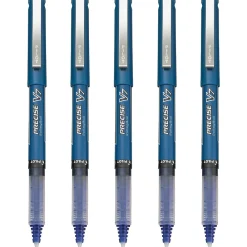 Pens|Pilot Precise V7 Rollerball Pens, Fine Point, Blue Ink, 5/Pack (26021)