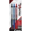 Pens|Pilot Precise V5 RT Retractable Rollerball Pens, Extra Fine Point, Assorted Ink, 3/Pack (26053)