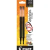 Pens|Pilot Q7 Gel-Ink Pen Refill, Fine Tip, Black Ink, 2/Pack (77245)