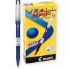 Pens|Pilot VBall Grip Rollerball Pens, Extra Fine Point, Blue Ink, Dozen (35471)
