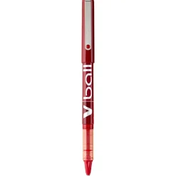 Pens|Pilot VBall Rollerball Pens, Extra Fine Point, Red Ink, Dozen (35202)