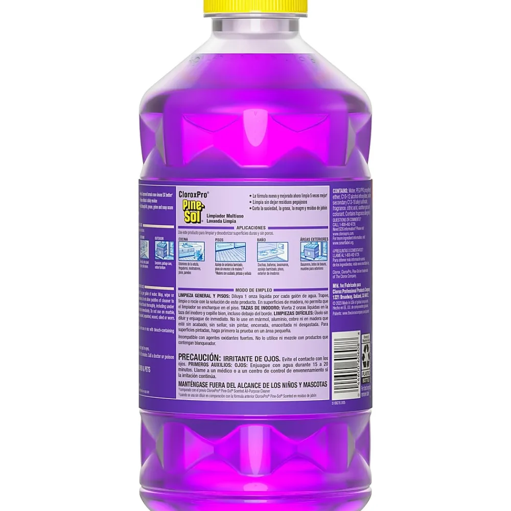 Multi-Surface Cleaner/Degreaser, Lavender Clean Scent, 80 Fl. Oz. 3/Carton (60608CT)<Pine-Sol Online