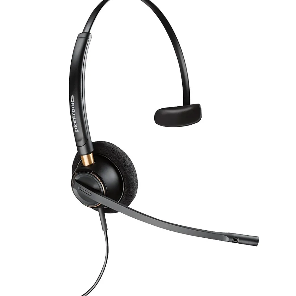Clearance Poly Plantronics Supraplus HW251N HEADSET Microphone, Over-the-Head, Black (8K7G5AA#AC3)