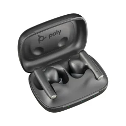 Plantronics Voyager Free 60 UC Wireless Noise Cancelling Bluetooth Earbuds, USB-C, MS Certified, Carbon Black (7Y8L8AA)<Poly Online
