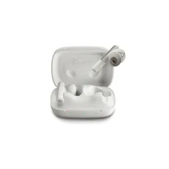 Plantronics Voyager Free 60 UC Wireless Noise Canceling Bluetooth Earbuds, USB-C, UC Certified, White Sand (7Y8L4AA)<Poly Sale