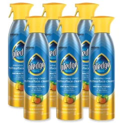 Clean-It Antibacterial All-Purpose Cleaners, Fresh Citrus Scent, 9.7 oz., 6/Carton (336276CT)<Pledge Sale
