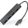 Plugable 4 Port USB Hub 3.0, USB Splitter for Laptop (USB3-HUB4A)