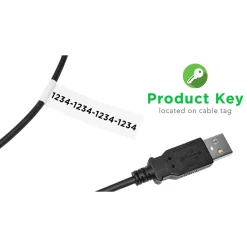 Plugable 6' USB 2.0 Windows Transfer Cable, Black (USB-EASY-TRAN)