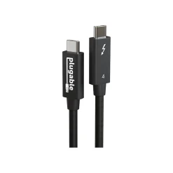 Plugable 6.56' USB C Power Cable, Black (TBT4-40G2M)