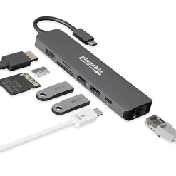 Plugable 7-Port USB-C Hub (USBC-7IN1E)