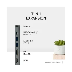 Plugable 7-Port USB-C Hub (USBC-7IN1E)