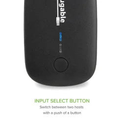 Plugable USB 2.0 Switch for USB Device Port Sharing Between Two Computers (USB2-SWITCH2)