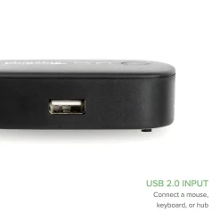 Plugable USB 2.0 Switch for USB Device Port Sharing Between Two Computers (USB2-SWITCH2)