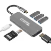 Plugable USB C Hub Multiport Adapter, 7-in-1 Hub, 87W Charging (USBC-7IN1)