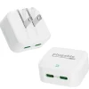 40W Dual USB-C Wall Charger, White (PS-40C2W)<Plugable