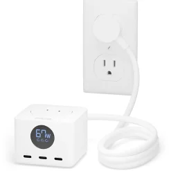67W USB-C Charging Station, White (PS3-METERC3)<Plugable Discount