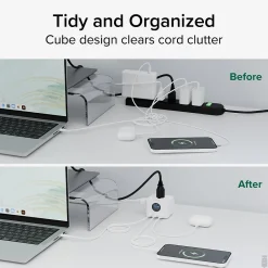 67W USB-C Charging Station, White (PS3-METERC3)<Plugable Discount