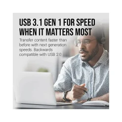 Clearance PNY Elite-X Fit 256GB USB 3.1 Type-A Flash Drive, Black (P-FDI256EXFIT-GE)