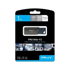 Outlet PNY PRO Elite 1TB USB 3.2 Gen 2 Type-A Flash Drive, Gray (P-FD1TBPROV2-GE)