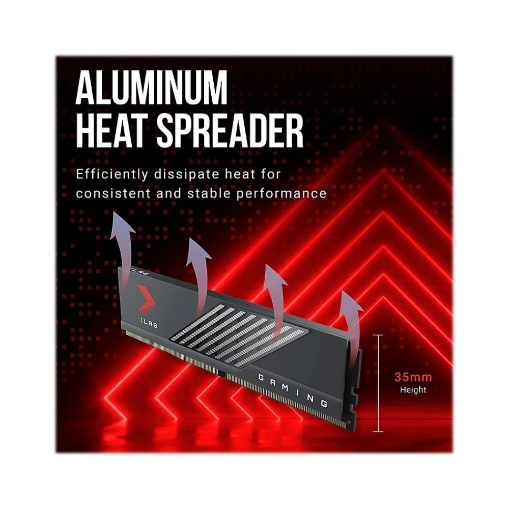 Best PNY XLR8 Gaming MAKO 32GB (2 x 16GB) DDR5 UDIMM 288-pin Desktop Memory Kit (MD32GK2D5600040MXR)