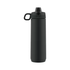 POGO GEAR ACTIVE Stainless Steel Water Bottle, 18 oz., Black (488-0887-400-6)