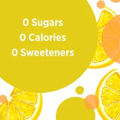 Poland Spring Sparkling Water, Lively Lemon, 16.9 oz. Bottles, 24/Carton (12349569/100965)