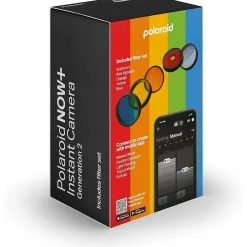 Polaroid Now+ 2nd Generation I-Type Instant Film Bluetooth Connected App Controlled Camera, White (9077)