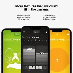 Polaroid Now+ 2nd Generation I-Type Instant Film Bluetooth Connected App Controlled Camera, White (9077)