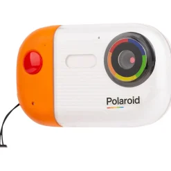Polaroid Wave iE50 18MP Digital DSLR Camera, White/Orange (IE50-NOC-STK-4)