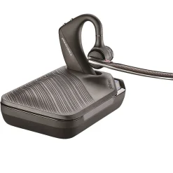 Outlet Poly 5200 USB-A Bluetooth Mono Computer Earbuds, UC Certified, Black (206110-101)