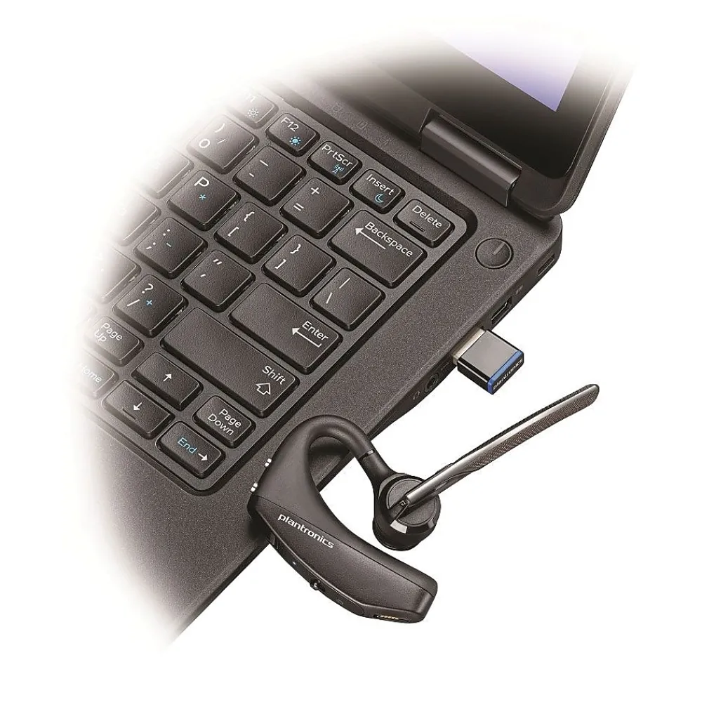 New Poly 5200 USB-A Bluetooth Mono Computer Earbuds, Unified Communcations Certified (7K2E1AA)