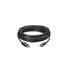 Poly 32.8' USB-A to USB-C Active Optical Cable, Male to Male, Black (875H1AA)
