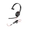 Discount Poly Blackwire 5210 Mono Headset, USB-C/3.5mm, UC Certified (8X230AA)