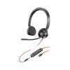 Hot Poly Blackwire 3325 Stereo Headset, USB-C/3.5mm, MS Certified/UC Certified (8X222AA)