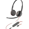 Poly Blackwire C3225 USB-C Stereo Headset, UC Certified (80S04A6)