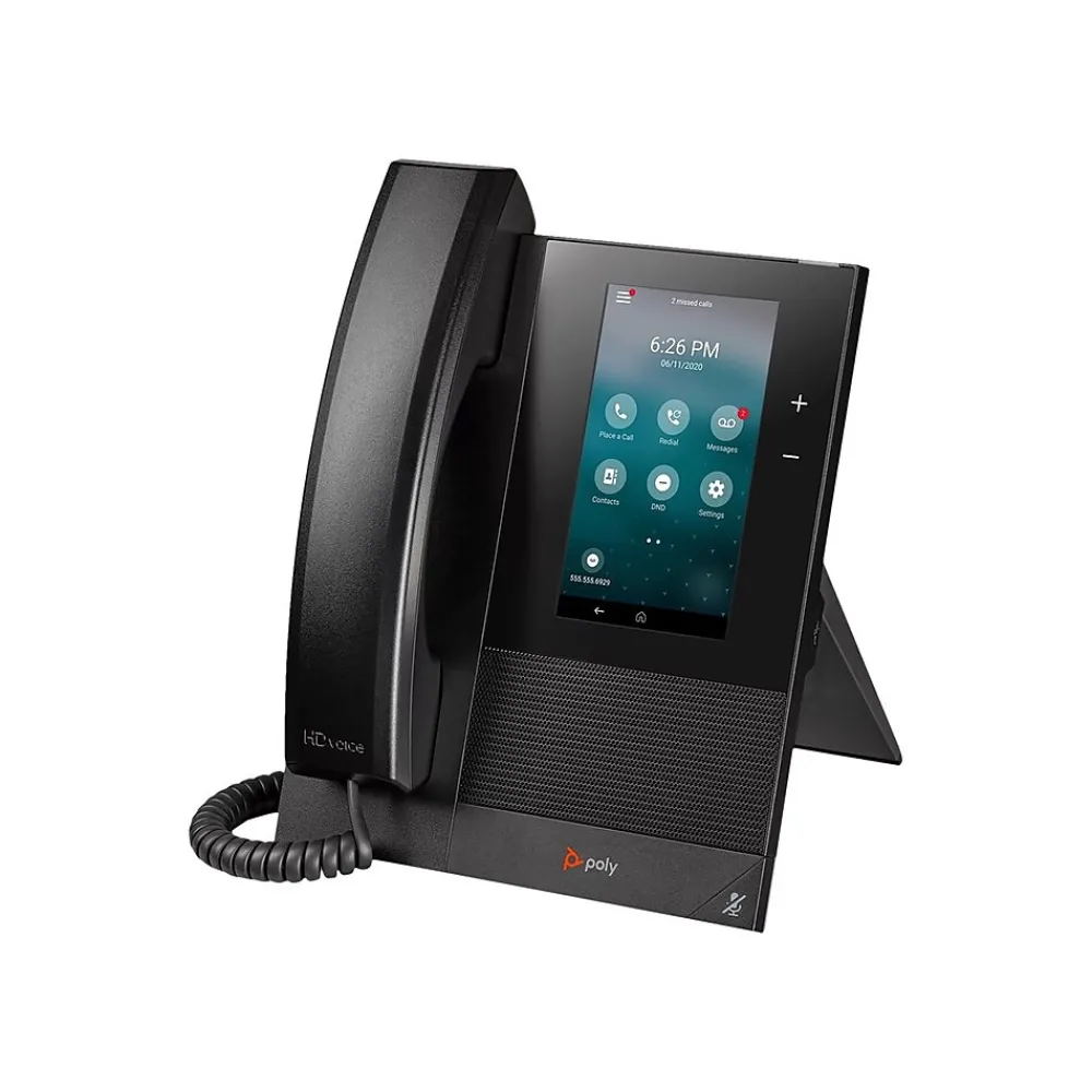 Poly CCX 400 OpenSIP 2200-49700-025 Corded Phone, Black