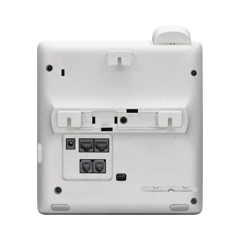 Poly Edge E100 8-Line VOIP Phone, White/Black (89B49AA)