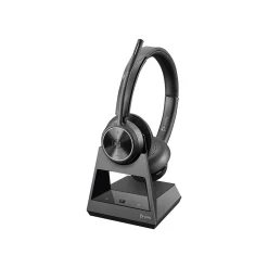 Best Poly Savi 7320 Wireless Stereo Headset, Over-the-Head, Black (7S435AA#ABA)