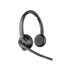 Best Poly Savi S8220 Spare Wireless Noise Canceling Stereo Headset, Over-the-Head, Black (85T31AA#ABA)